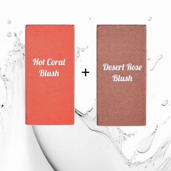 Hot Coral Shimmer Bundle 2 Chromafusion Blush - - Picture 4 of 12